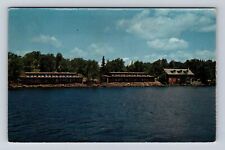 Isle Royale National Park, Rock Harbor Lodge, Series #NPC123 Vintage Postcard picture