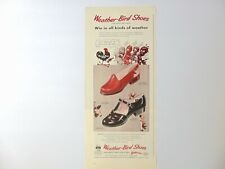 1947 WEATHER-BIRD SHOES Win In All Kinds of Weather vintage art print ad picture
