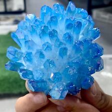 310G New Find blue PhantomQuartz Crystal Cluster MineralSpecimen picture