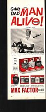 1959 Max Factor for Men Ad Give Dad That MAN ALIVE Feeling nostalgic b5 picture