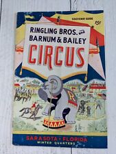 Vtg 1937 Souvenir Guide RINGLING BROS & BARNUM&BAILEY CIRCUS Winter Quarters FL picture