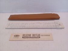 Sterling Acumath No. 400 Slide Rule W/Case & Original Instructions USA USED   picture