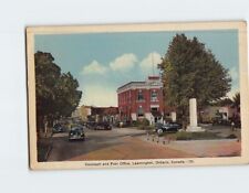Postcard Cenotaph & Post Office Leamington Ontario Canada picture