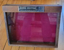 Vintage Buck Knives Knife Counter Top Display Case picture