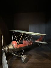 vtg Aircraft Diecast Metal Royal Air Force WW1 Airplane Model w Propeller 13