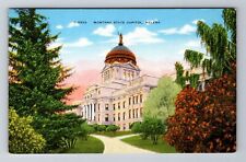 Helena MT-Montana, Montana State Capitol, Antique, Vintage Souvenir Postcard picture