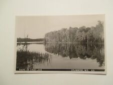RPPC Drummond Wisconsin Postcard Cisco Lake Real Photo WI picture
