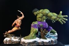 Unbelievable Custom 1/4th Scale Hulk Vs Wolverine Diorama. HUGE Marvel X-MEN picture