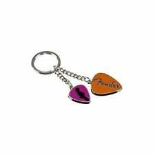 Genuine Fender Model 9100264000 Love Peace and Music Keychain Metal Keychain picture
