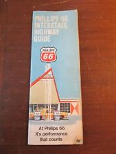 Phillips 66 Petroleum 1968 interstate highway guide road map USA picture