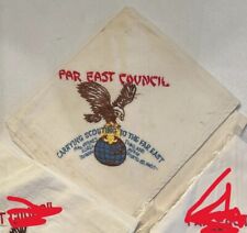Neckerchief - Far East Council 1970's embroidered w/ Thailand, 