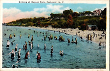 VINTAGE BATHING AT DURANT PARK ROCHESTER NY POSTCARD A8 picture