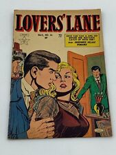 LOVER'S LANE #34 SCARCE ROMANCE LEV GLEASON COMIC BOOK 1953 picture