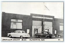 c1940's American Legion Building Exterior McPherson Kansas KS Unposted Postcard picture