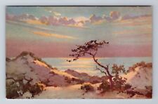 Pasadena CA-California, Sunset Glow Painting By Frank Moore, Vintage Postcard picture