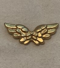 Vintage Gold Tone Bird Angel Wings Flight Pin picture