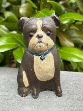 Antique English Bulldog Dog Cast Iron Figural Doorstop Taylor Milford, CT picture