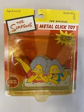 Simpsons Thelma and Patty    Tin Clicker Series 1 Vintage Rocket USA picture