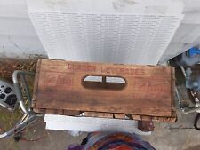 VINTAGE CLASSIC 7UP SODA POP WOODEN CRATE USED GOOD SHAPE FRESH UP picture