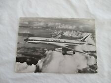 CPSM AIR FRANCE BOEING JET INTERCONTINENTAL OLD WRITTEN POSTCARD 1965 picture