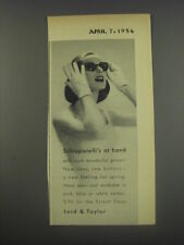 1956 Lord & Taylor Schiaparelli Gloves Advertisement picture