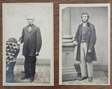 2 Potsdam, NY CDVs Civil War Era  standing men, 1 in frock coat, by Van Alstine picture
