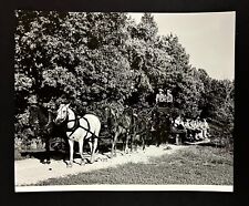 1959 Lake of the Ozarks State Park Missouri Hay Ride Horse Wagon VTG Press Photo picture