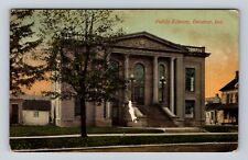 Decatur IN-Indiana, Public Library, Antique Vintage Souvenir Postcard picture