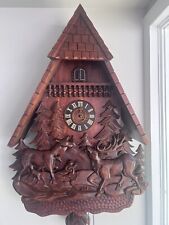 Large  Wooden Cuckoo Clock 32 Inches Tall picture