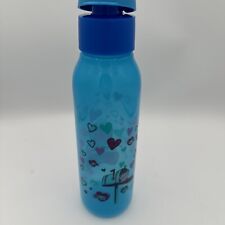Tupperware Eco water Bottle w/ Flip Top 25 oz - Hearts New picture