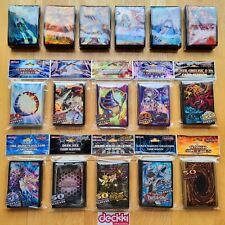 YuGiOh | Card Sleeves Selection | 50-70 Sleeves | Brand New & Sealed | Konami picture