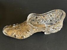 EAPG Early American Pressed Glass ~ Slipper / Shoe - Clear Glass picture