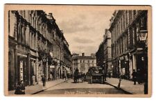 Postcard Scotland Iverness Union St c.1900, RPPC, Unsed, Carriages, People picture