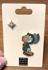 Walt Disney Family Museum Jiminy Cricket 2 Pin Set Wish Upon A Star CA NEW NOC picture