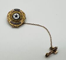 Vintage 10K Gold American Legion Auxiliary Past President Pin HTF picture