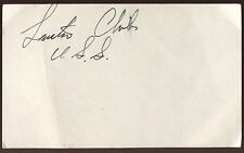 Lawton Chiles Signed Index Card Autographed Signature AUTO United States Senator picture