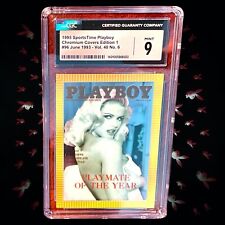 1995 Playboy Chromium Cover Cards June 1993 Anna Nicole Smith #96 CGC 9 MINT picture