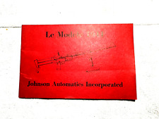 Original Johnson, Model 1944 Submachine Gun in French picture