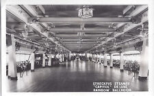 1940s RP POSTCARD STRECKFUS RIVERBOAT STEAMER CAPITOL DELUXE RAINBOW BALLROOM picture