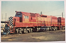 Lehigh Valley Unit 319 GP38-2 Train Engine Newark New Jersey NJ 1972 Postcard picture