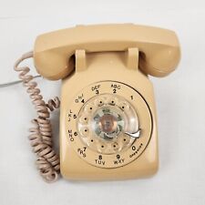 Vtg 1970s Northern Telecom G-Type Beige Rotary Phone Landline Telephone Prop picture