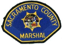CALIFORNIA CA SACRAMENTO COUNTY MARSHAL NICE SHOULDER PATCH POLICE SHERIFF picture