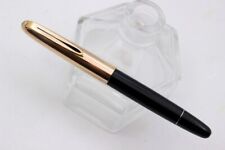 AURORA 88K Black Tip -CELLULOID/ROSE GOLD-Fountain Pen-14K GOLD NIB-Piston-50's picture