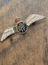 WWI WWII British Australian RAF Pilot Wing Badge Enamel Pin L@@K Almost 3 Inch picture