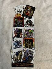 2002 Sticker Tattoos Vending Machine Jokers Wild Display Card. picture