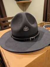 pennsylvania state police hat Vintage Great Condition Size 6 7/8 XXX Beaver Hat picture