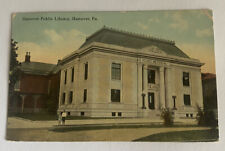 Vintage Postcard c1913 ~ Hanover Public Library ~ Hanover Pennsylvania PA picture