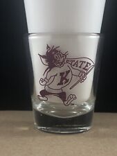 K-State Wildcats shot glass, COMBINED SHIP $1 PER MULTIPLE picture