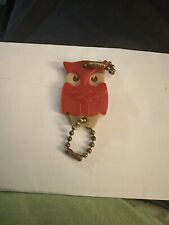 Vintage Red Pull Apart Owl Keychain picture
