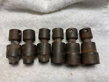 Vintage Williams Vulcan Universal Swivel sockets USA 9,10,11,16,17,19 mm (6pc) picture